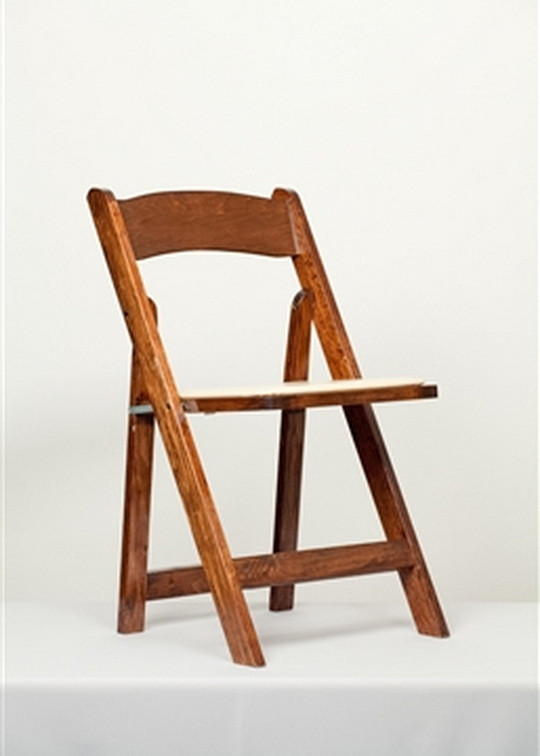 Fruitwood Chair With Padded Seat