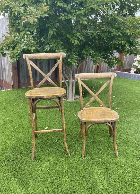 Crossback Barstool & Chair 