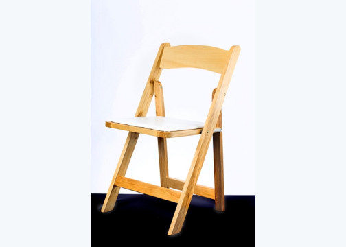 Beechwood Chair With Padded Seat