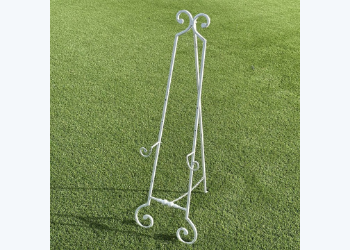 White Iron Easel 