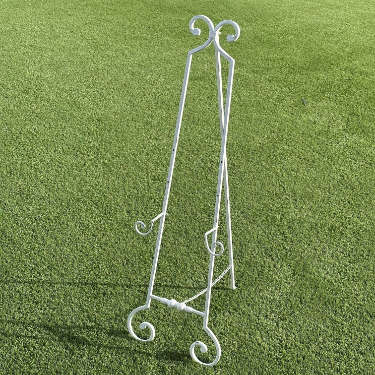 White Iron Easel 