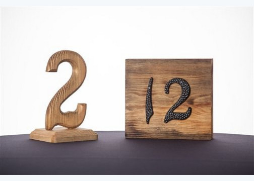 Wood Table Numbers
